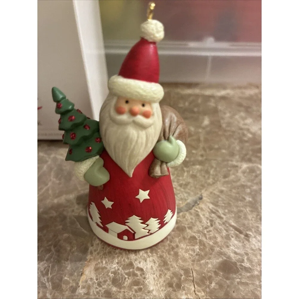 Hallmark Keepsake 2006 St. Nick Christmas Ornament Santa Claus Tree Presents NEW